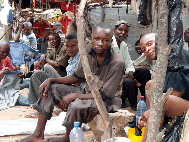 Prisoners having a good time